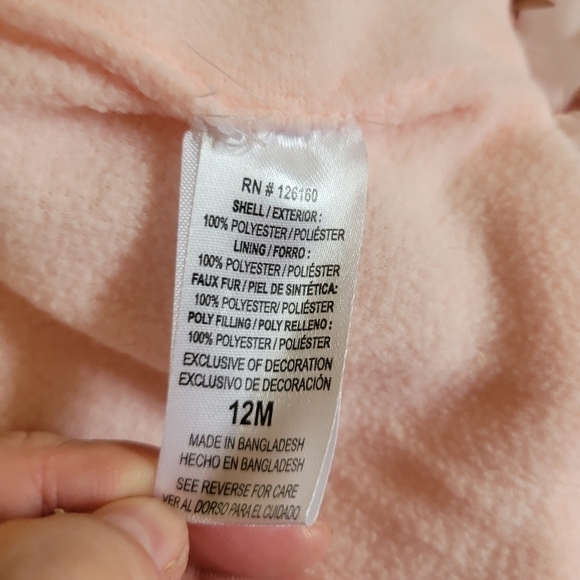 Betsey Johnson toddler pink puffy coat - Picture 6 of 7